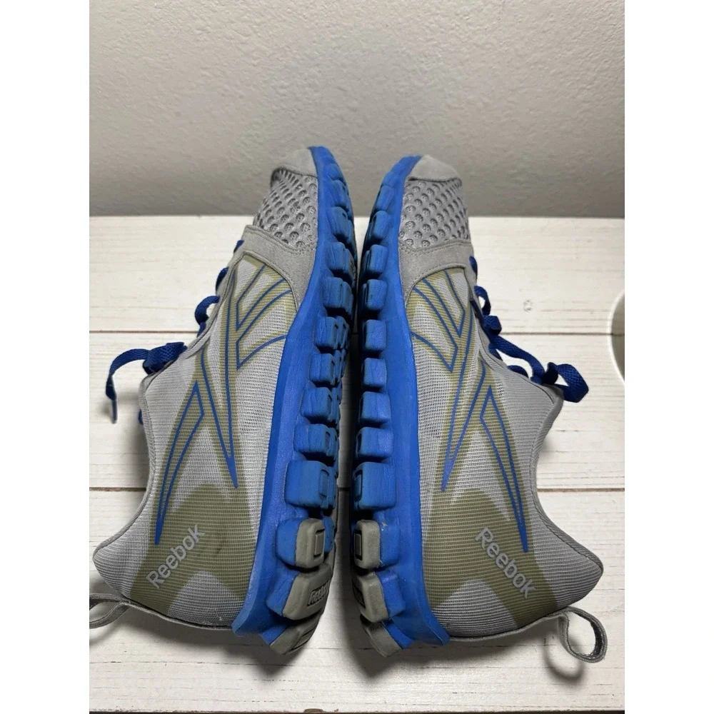 Reebok Men's RealFlex Strength Transition Training Shoes Gray Royal Blue Size 11